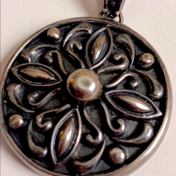 Real Sterling Silver Mexico Pendant Heavy 27grams! - Picture 2 of 6